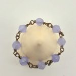 Bronze & Alexandrite Stackable Chain Ring