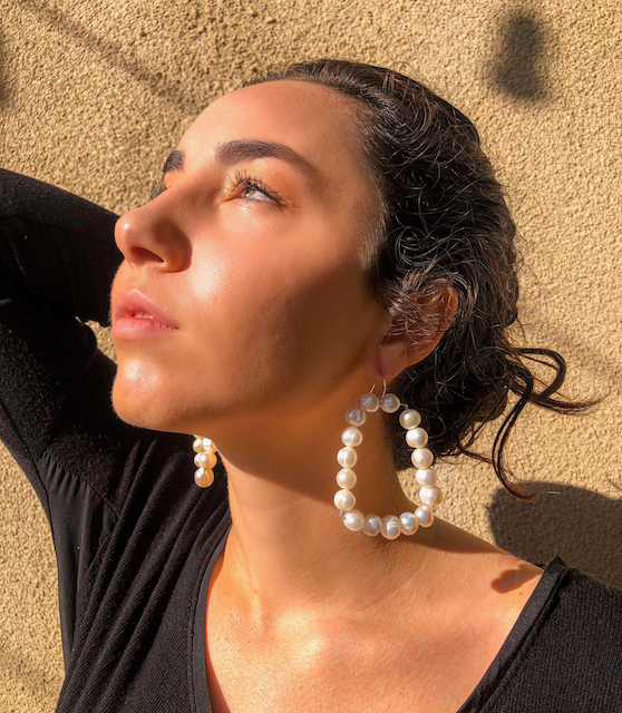 Pearl Stud Earrings | Clip On Pearl Earrings | Large Pearl Earrings fo –  Huge Tomato